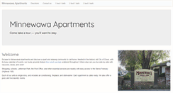Desktop Screenshot of minnewawa-apts.com